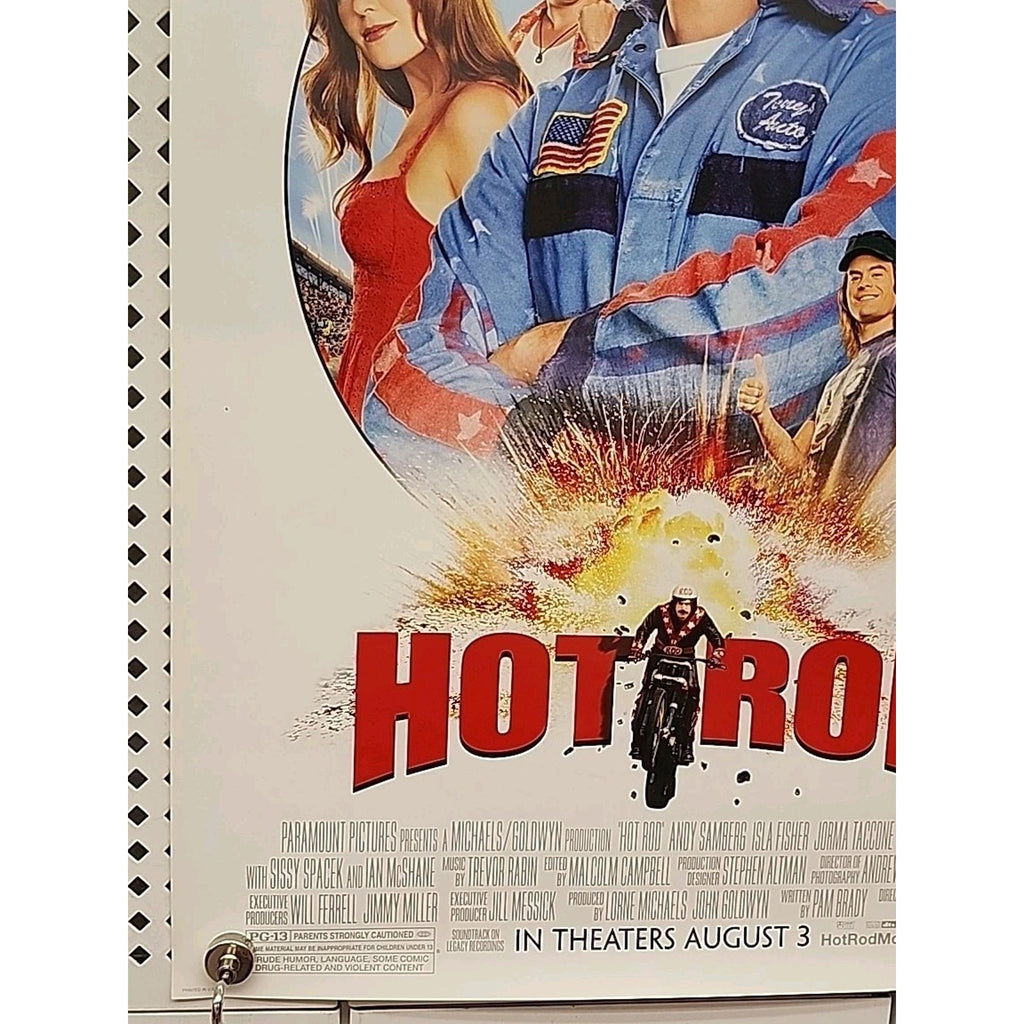 Hot Rod Movie Poster 1 Sided Mini Sheet 13x20 Adam Samberg Isla Fisher