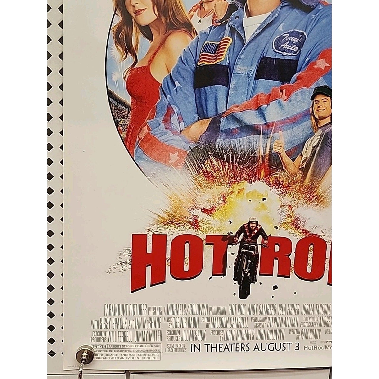 Hot Rod Movie Poster 1 Sided Mini Sheet 13x20 Adam Samberg Isla Fisher
