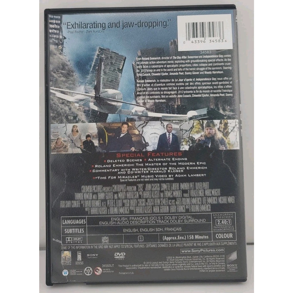 2012 (Version Francaise Incluse) DVD