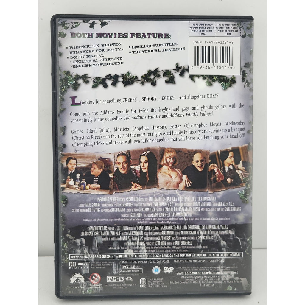 Addams Family/Addams Family Values (DVD)