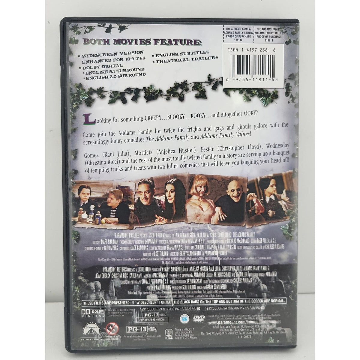 Addams Family/Addams Family Values (DVD)
