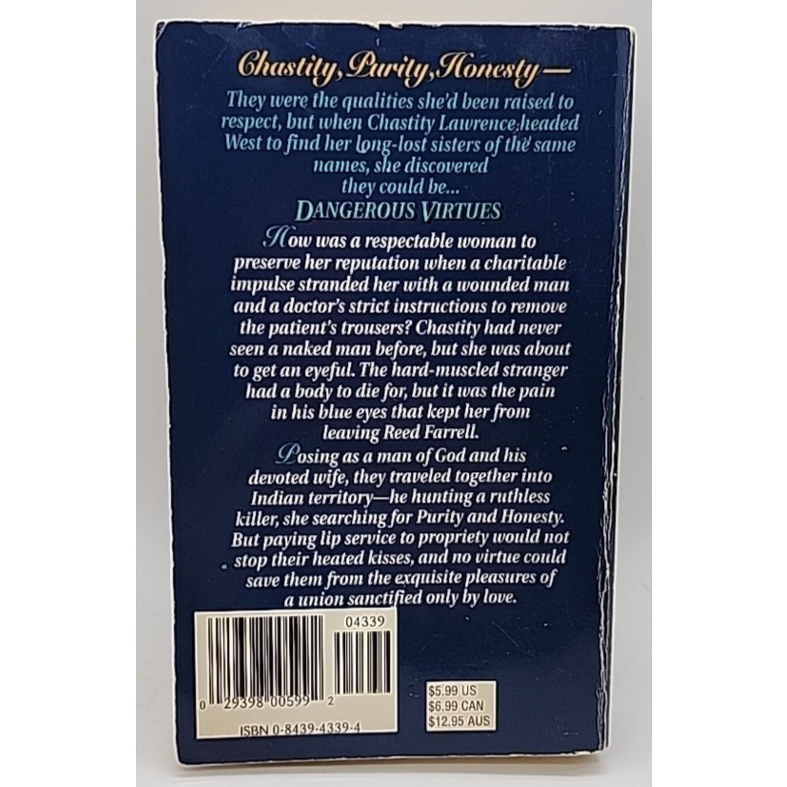 Chastity by Elaine Barbieri (1998, Mass Market)