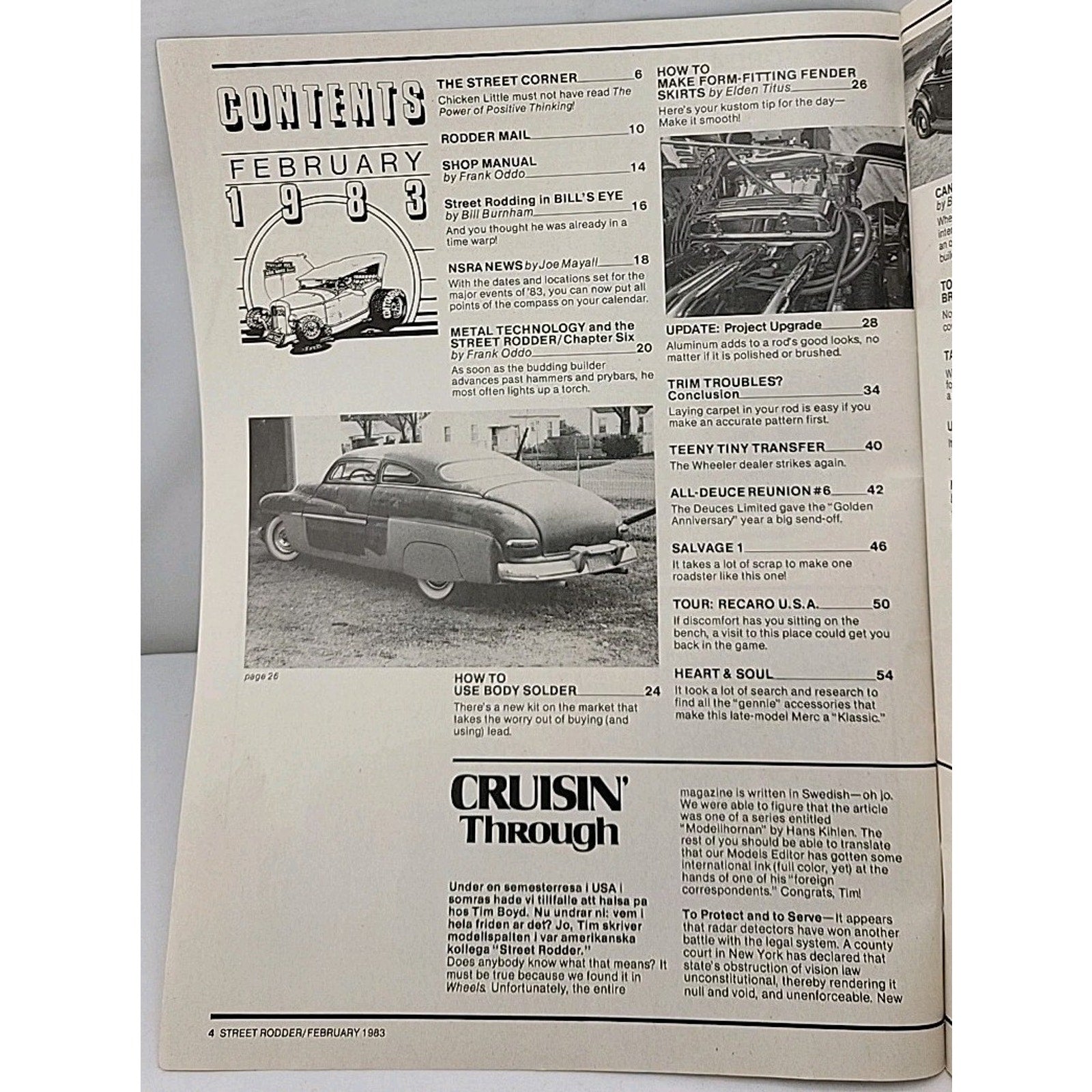 Street Rodder Magazine February 1983 Volume 12 No. 2