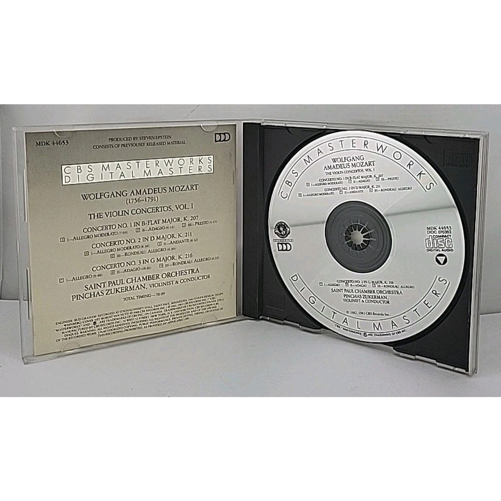 Mozart: Violin Concertos Nos. 1-3 (CD, CBS Records)
