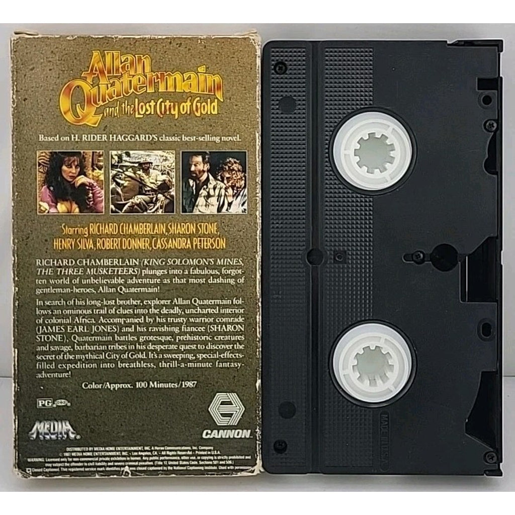 Allan Quatermain and the Lost City of Gold (VHS)