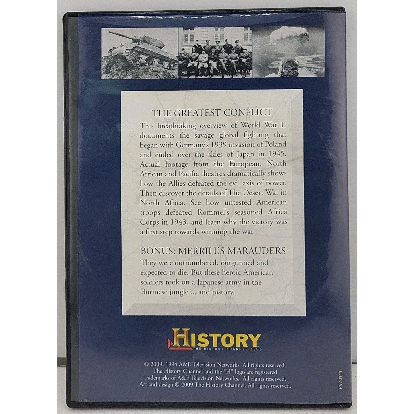 World War II The Greatest Conflict DVD