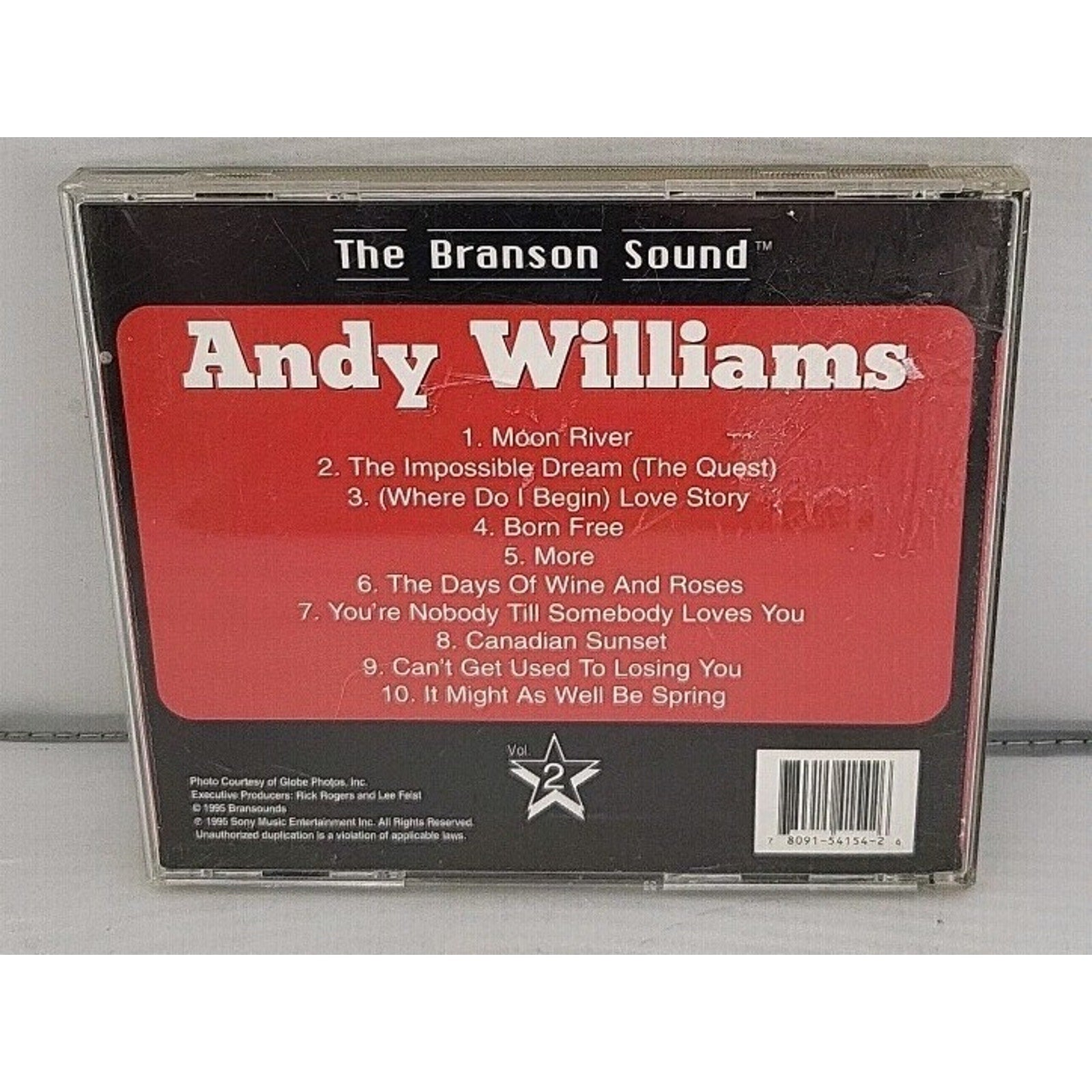 Andy Williams Top Hits! Vol 2. CD