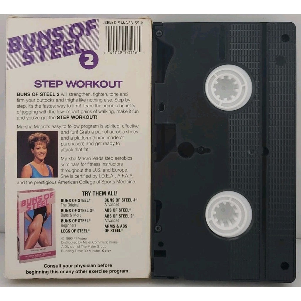 Buns of Steel 2 - Step Workout (VHS, 1991)