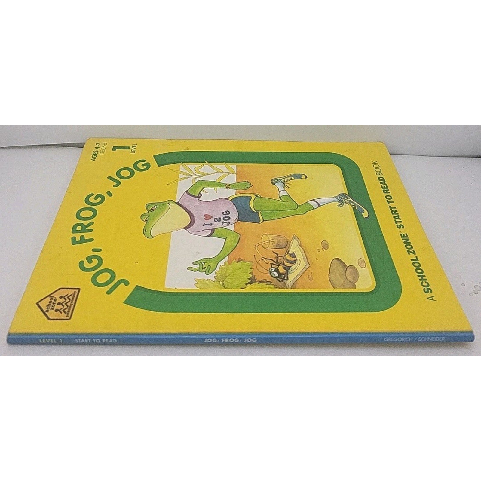 Jog, Frog, Jog Level 1 A School Zone Start To Read Book