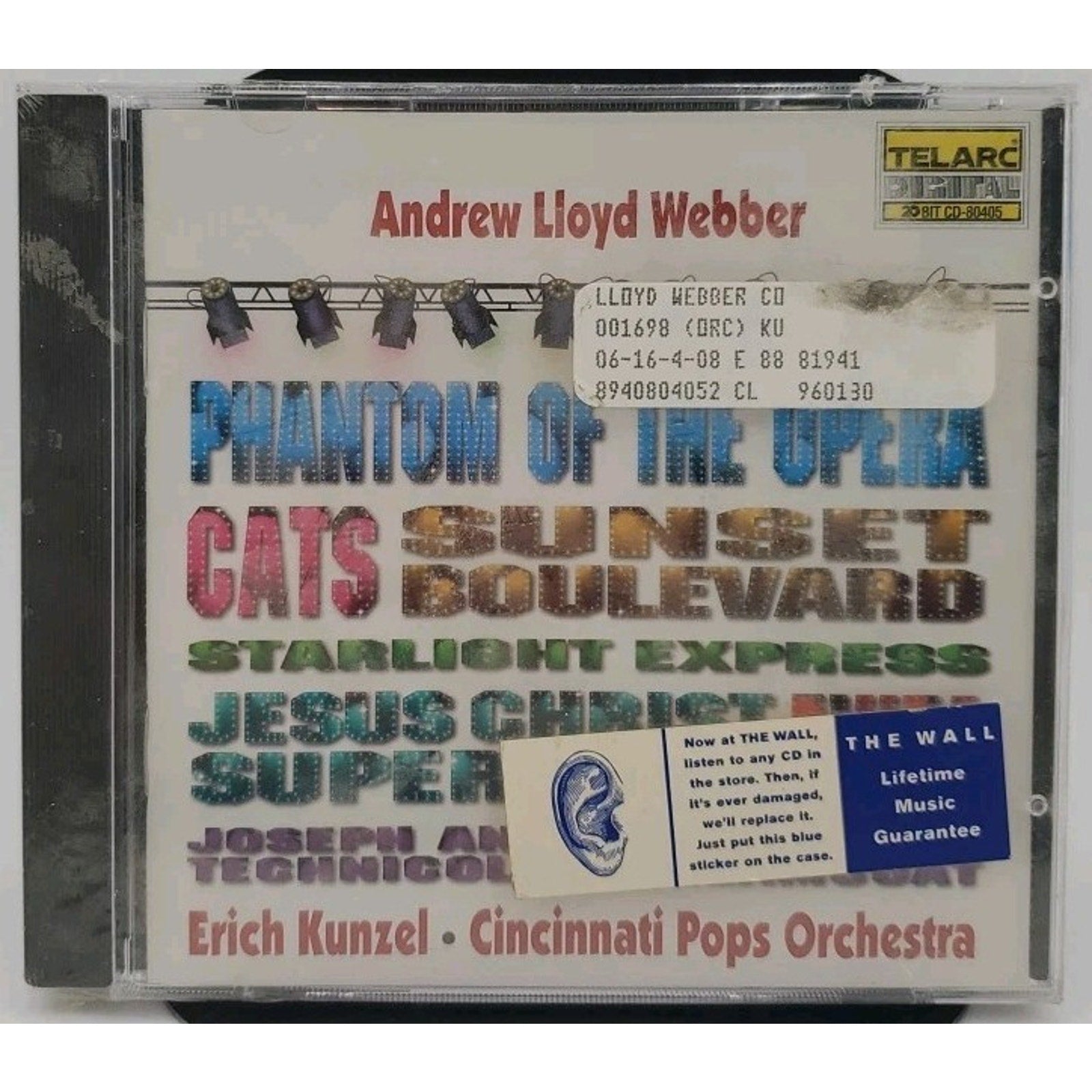 Andrew Lloyd Webber by Erich Kunzel (CD, 1996) *Brand New*