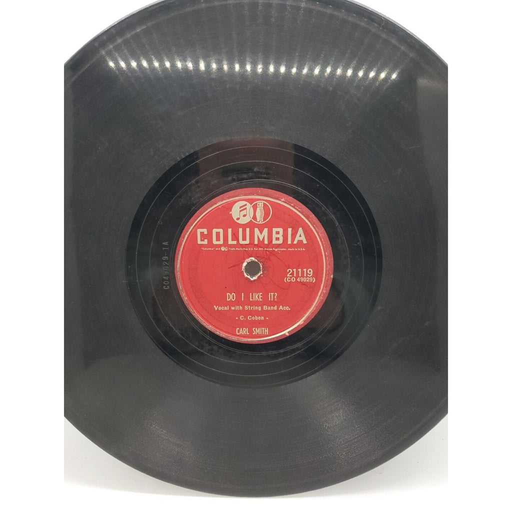 Carl Smith 78 Do I Like It / Trademark (Record)
