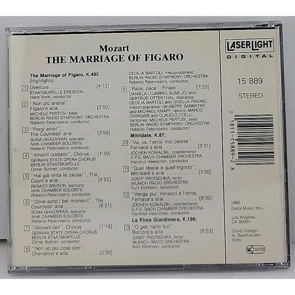 Mozart: The Marriage of Figaro Highlights CD