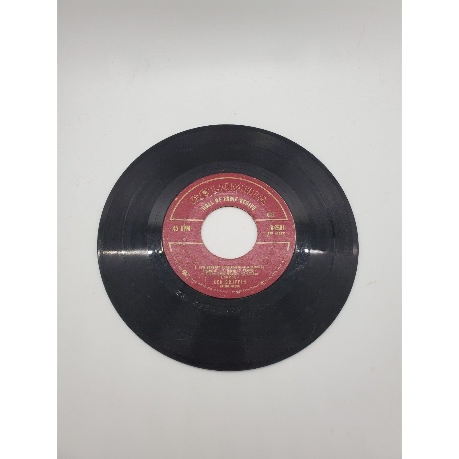 Ken Griffin - You Can't Be True, Dear/Anniversary Song