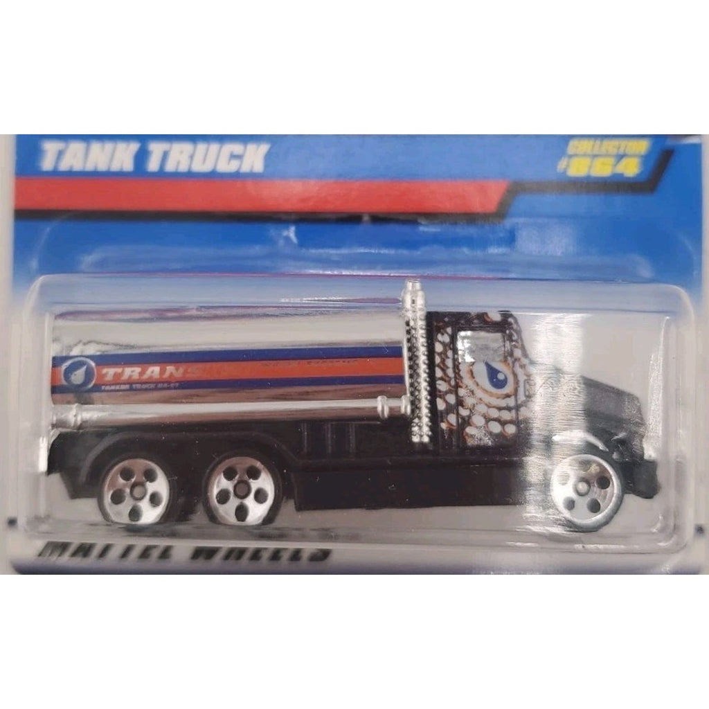 1998 Hot Wheels Tank Truck Black / Silver Collector #864