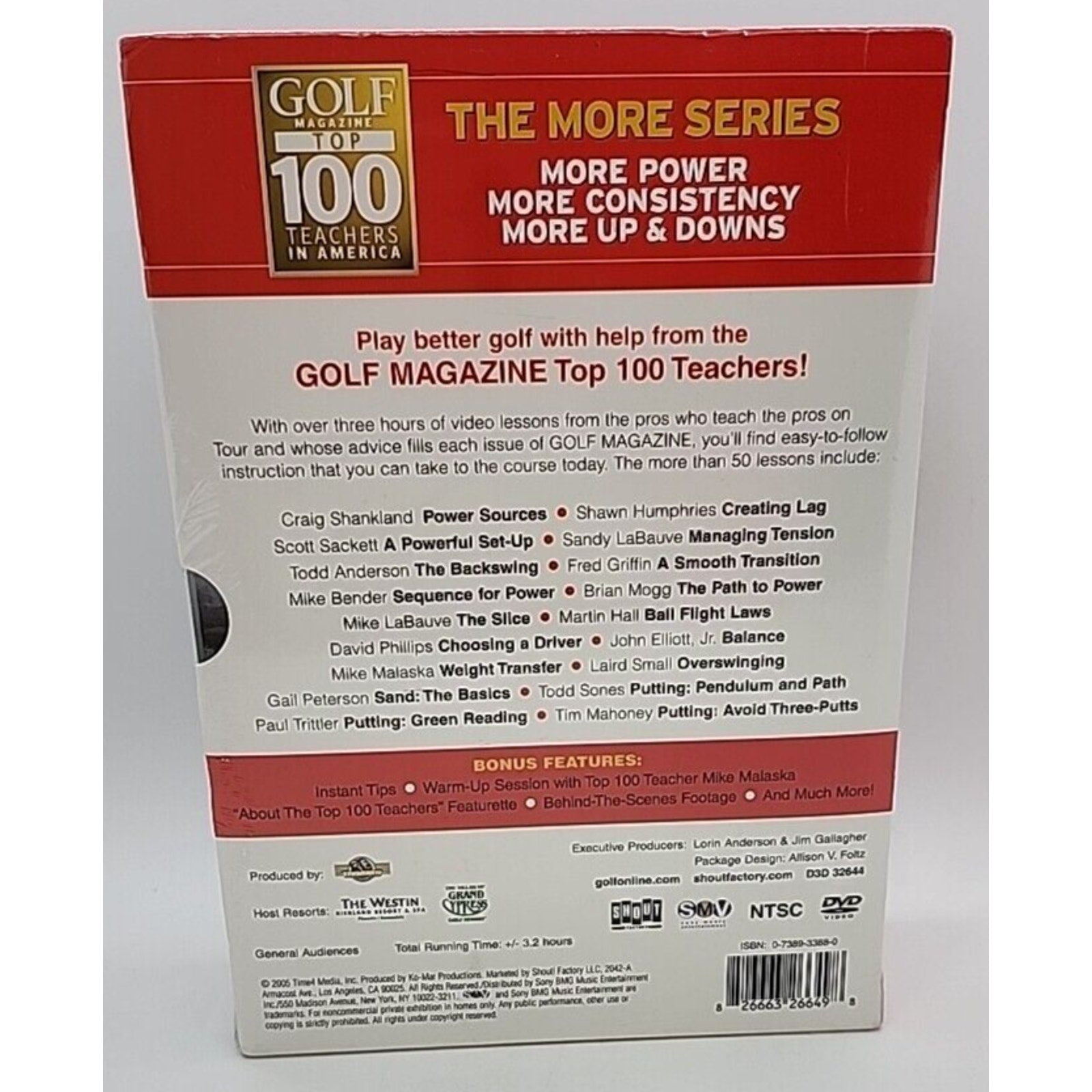 Golf Magazine Top 100 Teachers: The More Series - More Power/More...