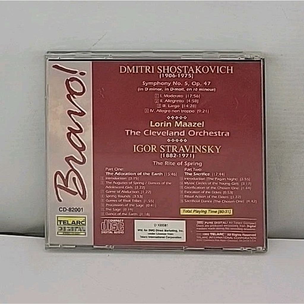 Shostakovich: Symphony No. 5; Stravinsky: The Rite of Spring CD
