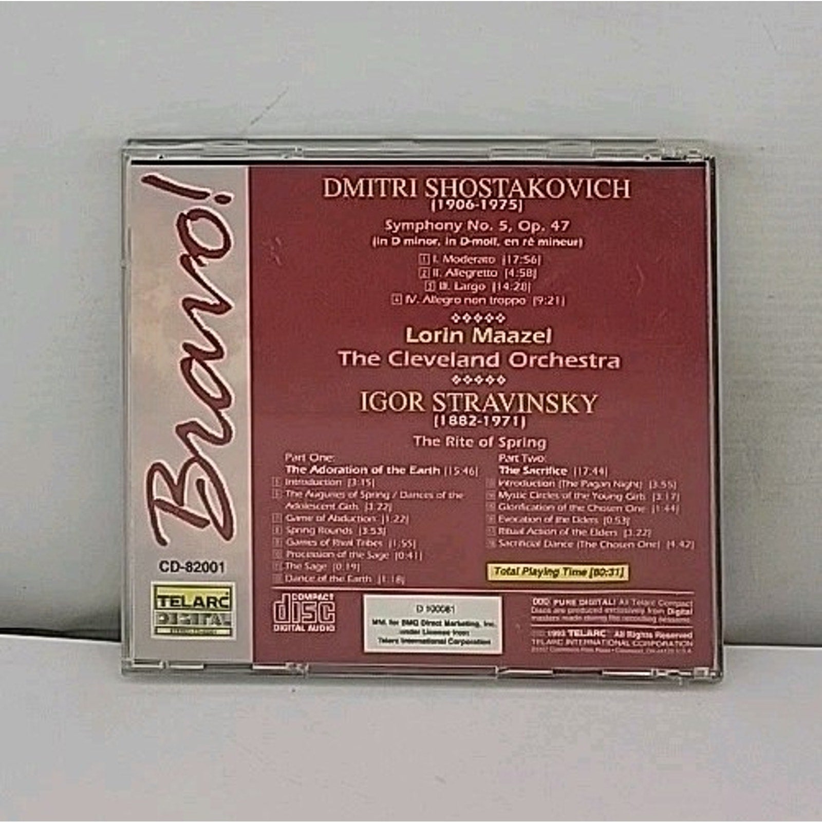 Shostakovich: Symphony No. 5; Stravinsky: The Rite of Spring CD