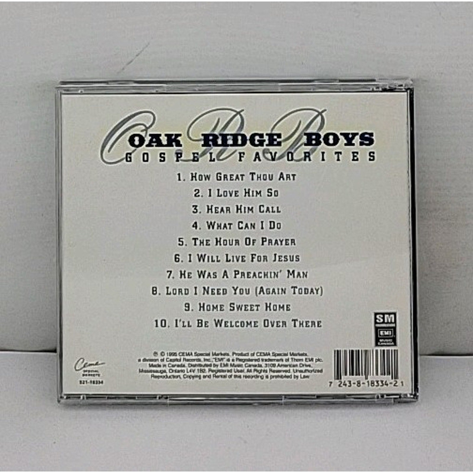 Oak Ridge Boys - Gospel Favorites (CD, 1995, Capital Records)