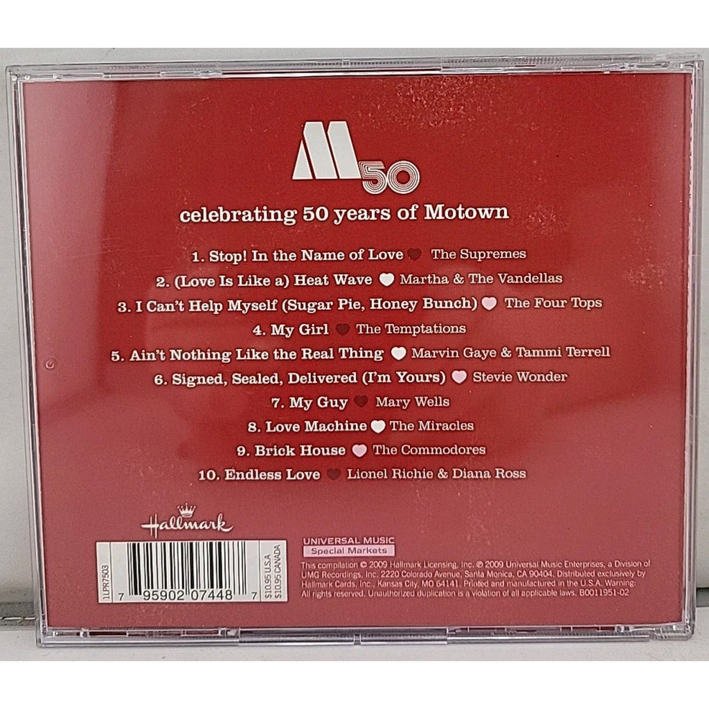 Celebrating 50 Years Of Motown Heart & Soul (CD 2009, Hallmark)