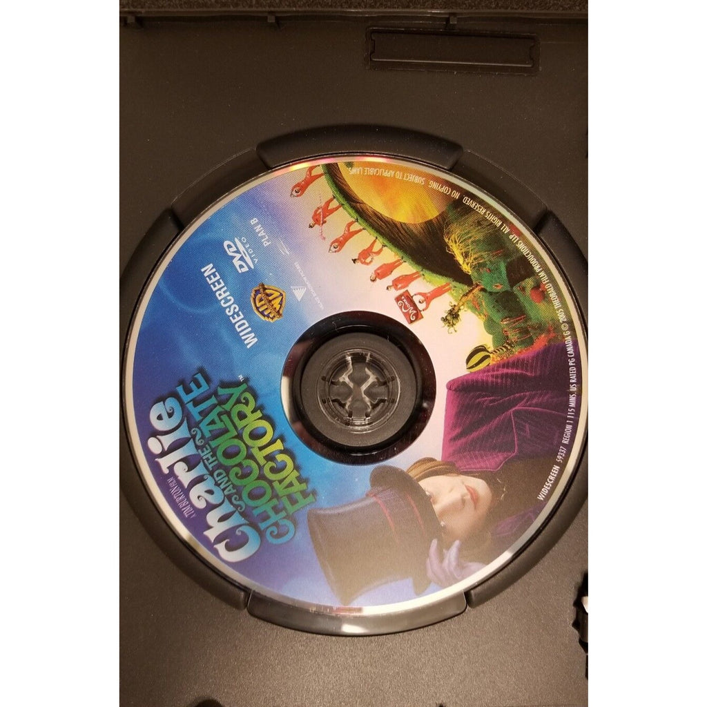 Charlie and the Chocolate Factory (DVD, 2005)