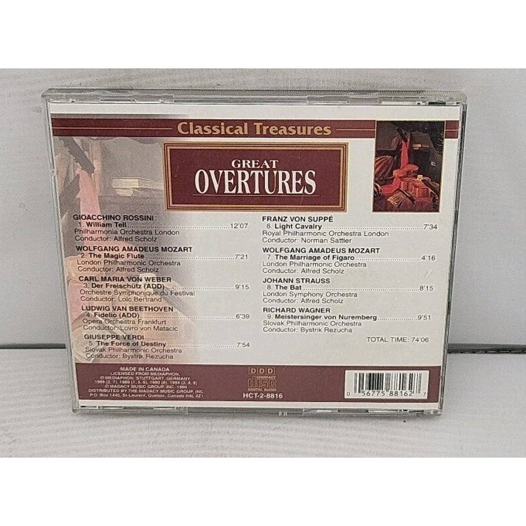 Great Overtures by Various (CD, 1997)