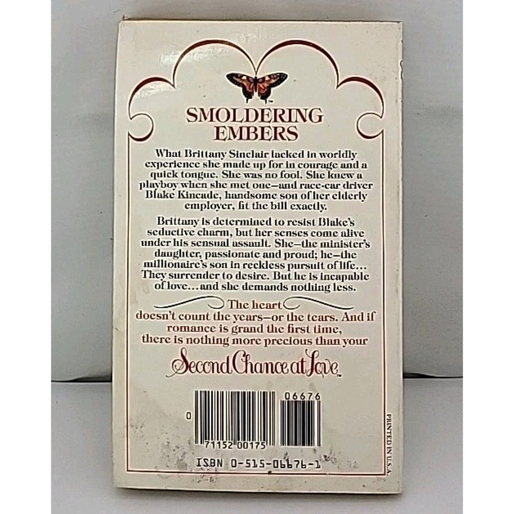 Marie Charles - Smoldering Embers (Second Chance at Love #65) - 1982 - Paperback
