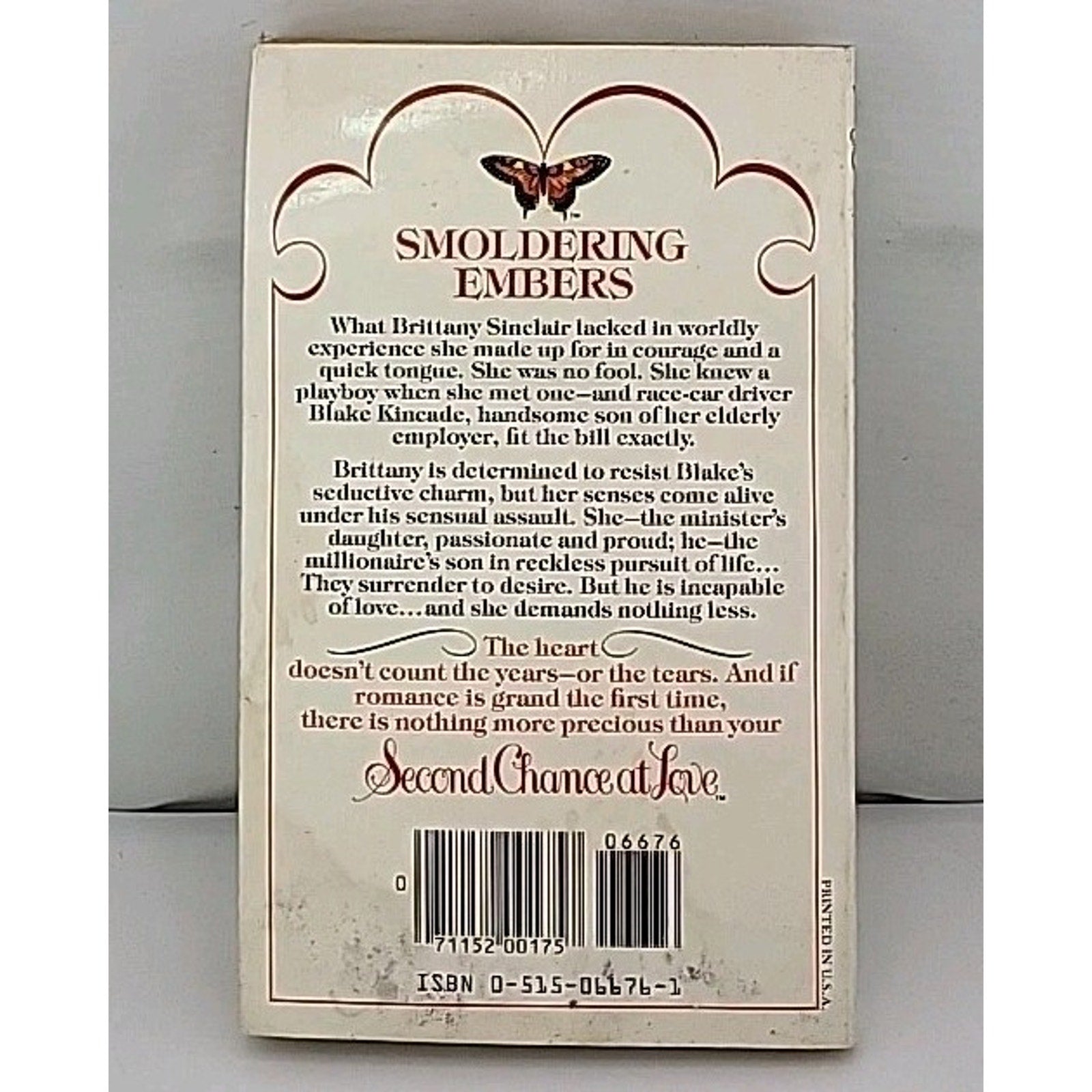 Marie Charles - Smoldering Embers (Second Chance at Love #65) - 1982 - Paperback