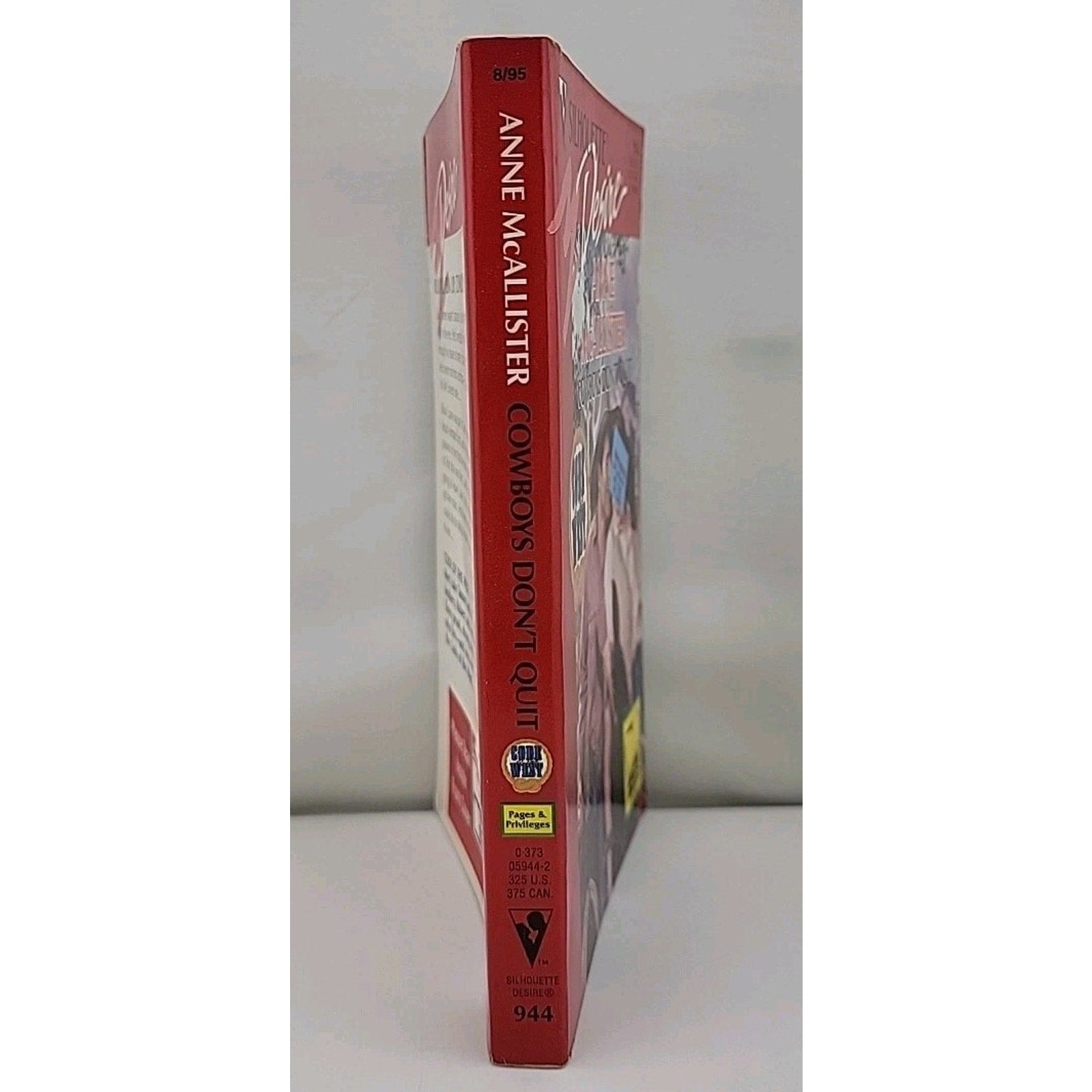 Cowboys Don't Quit by Anne McAllister (1995, Mass Market)