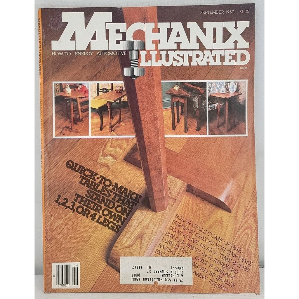 Mechanix Illustrated Magazine - September 1980 - Vol. 76 No. 628