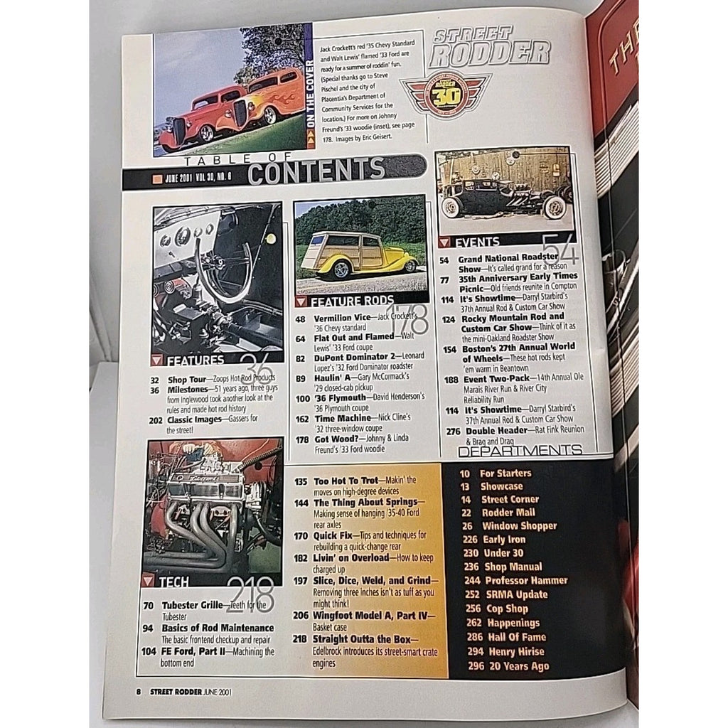 Street Rodder Magazine - June 2001 - Vol. 30 No. 6