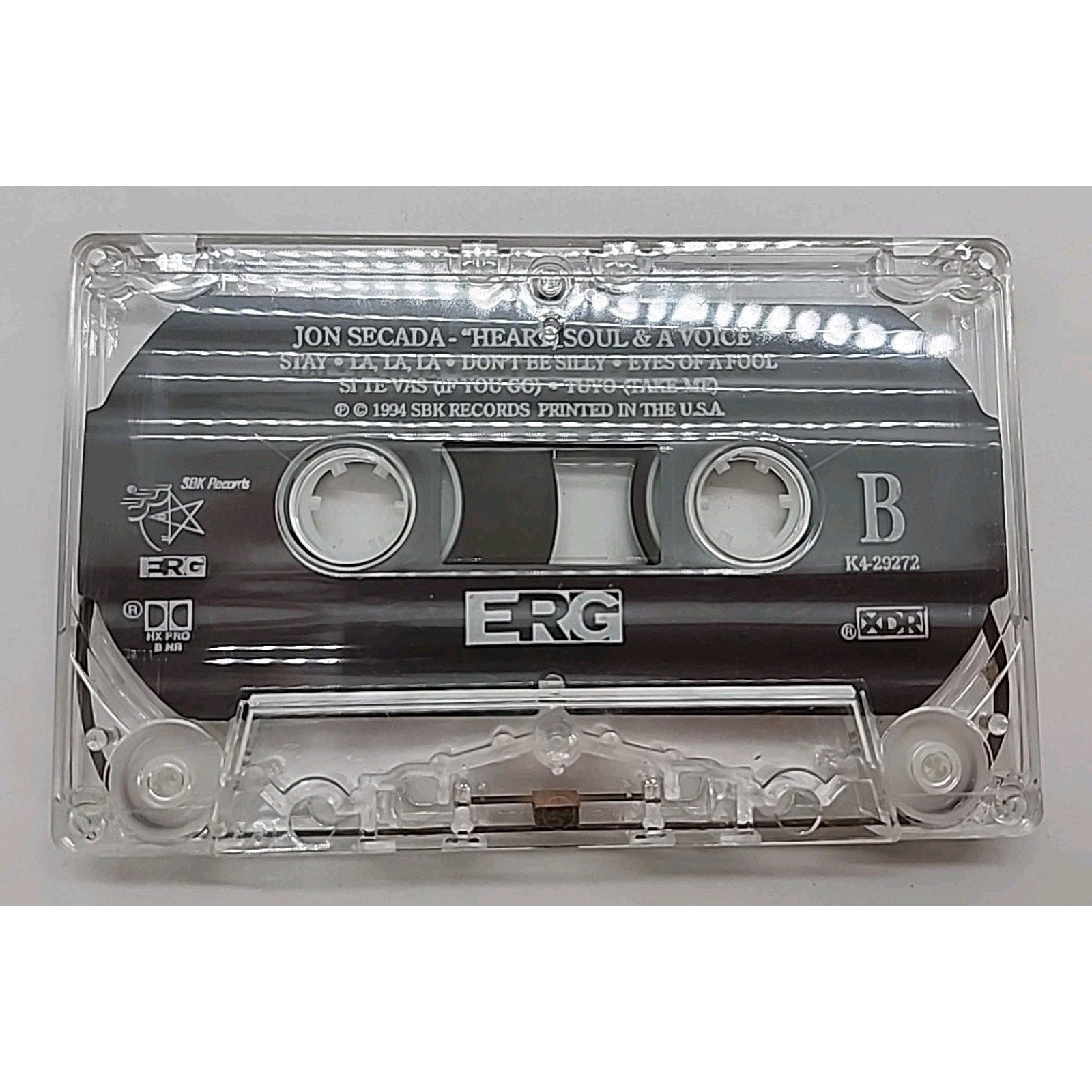 Heart, Soul & A Voice by Jon Secada (Cassette, May-1994, SBK Records)