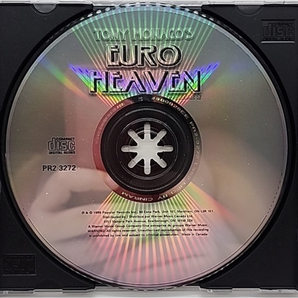 Tony Monaco's Euro Heaven, Vol. 2 by Various Artists (CD, 1998, Popular Records)