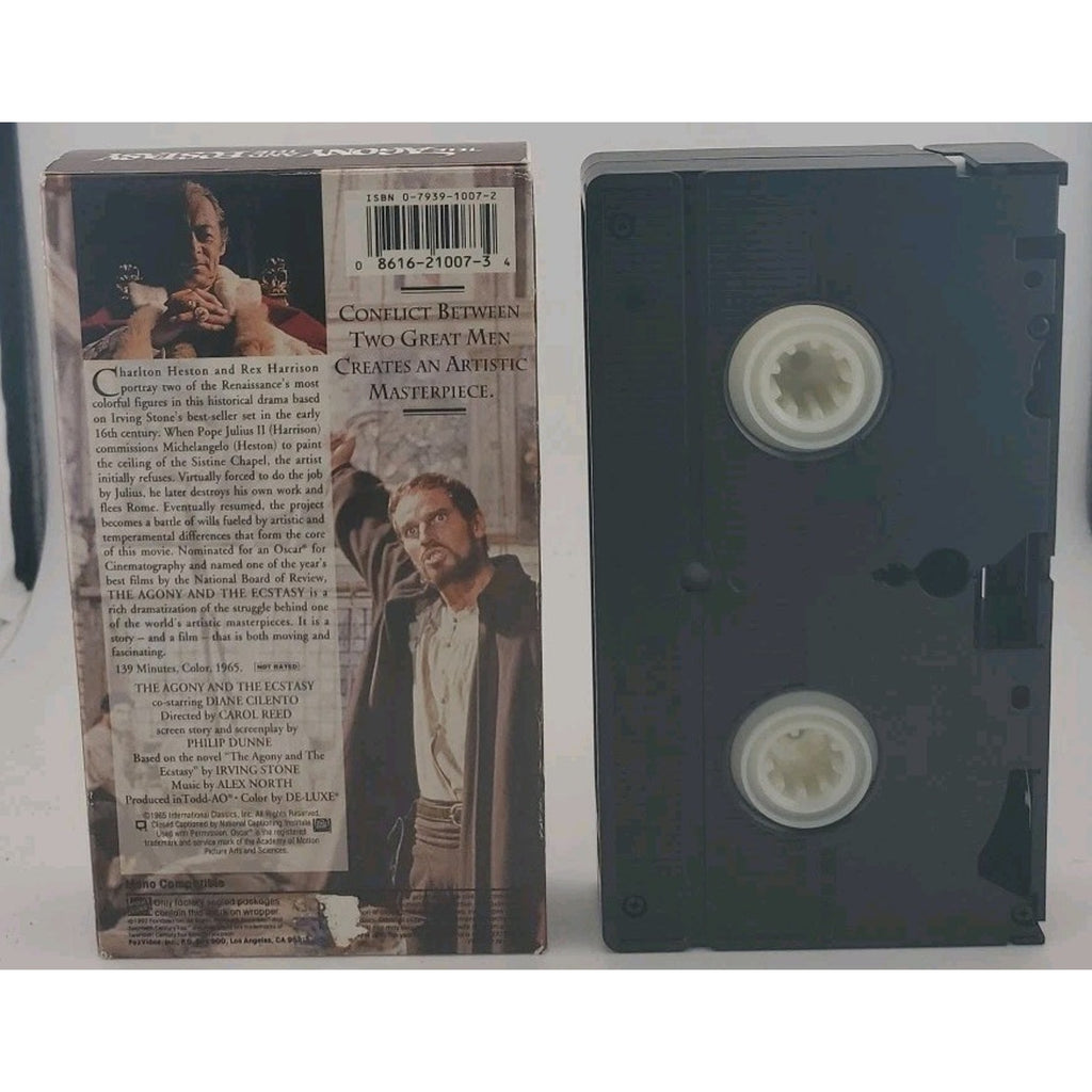The Agony and the Ecstasy (VHS, 1995)