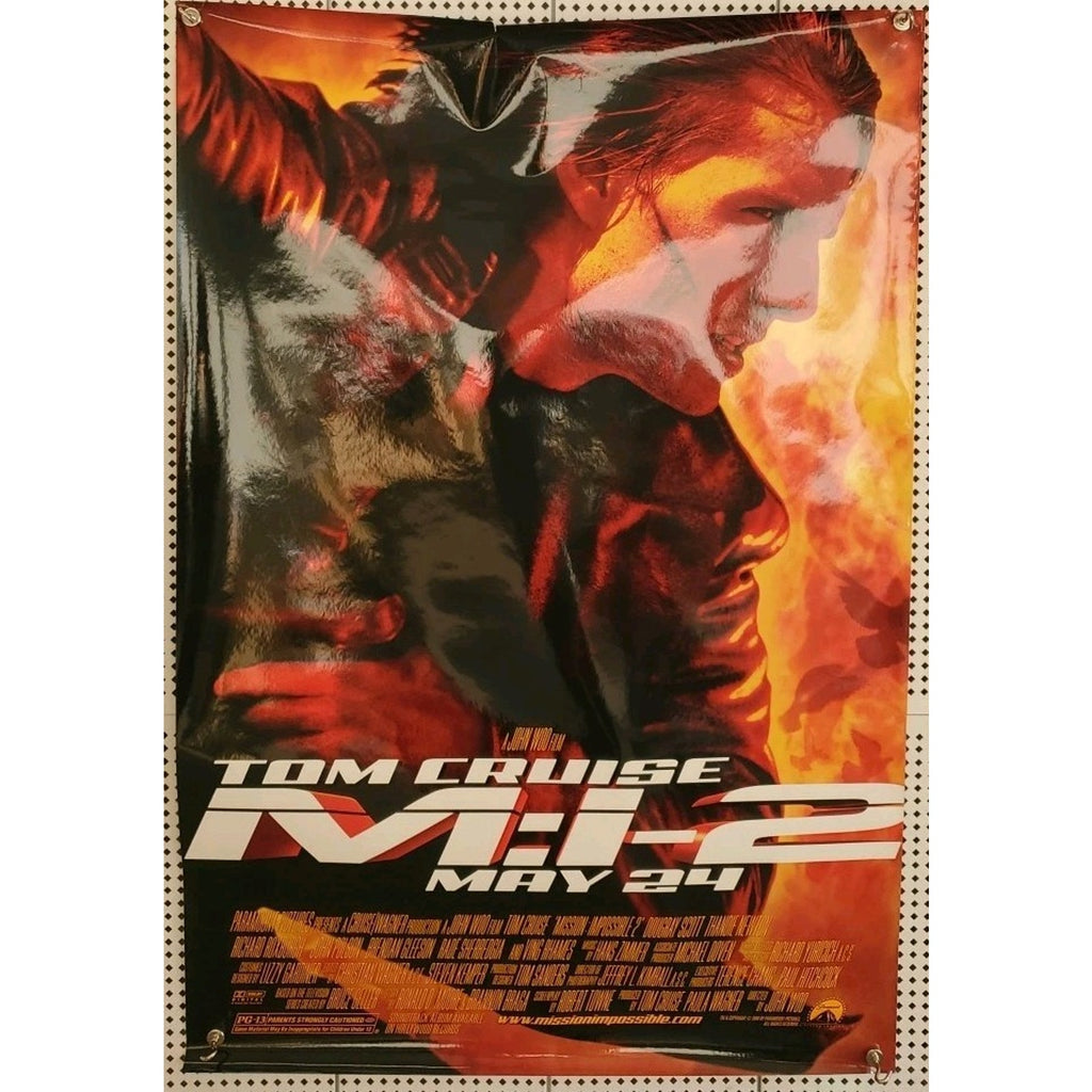 M:I-2 Mission Impossible 2 M:I 2 (2000) Promotional Movie Poster 27x40