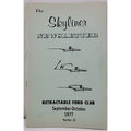 The Skyliner Newsletter - Retractable Ford Club #25 - September-October 1977