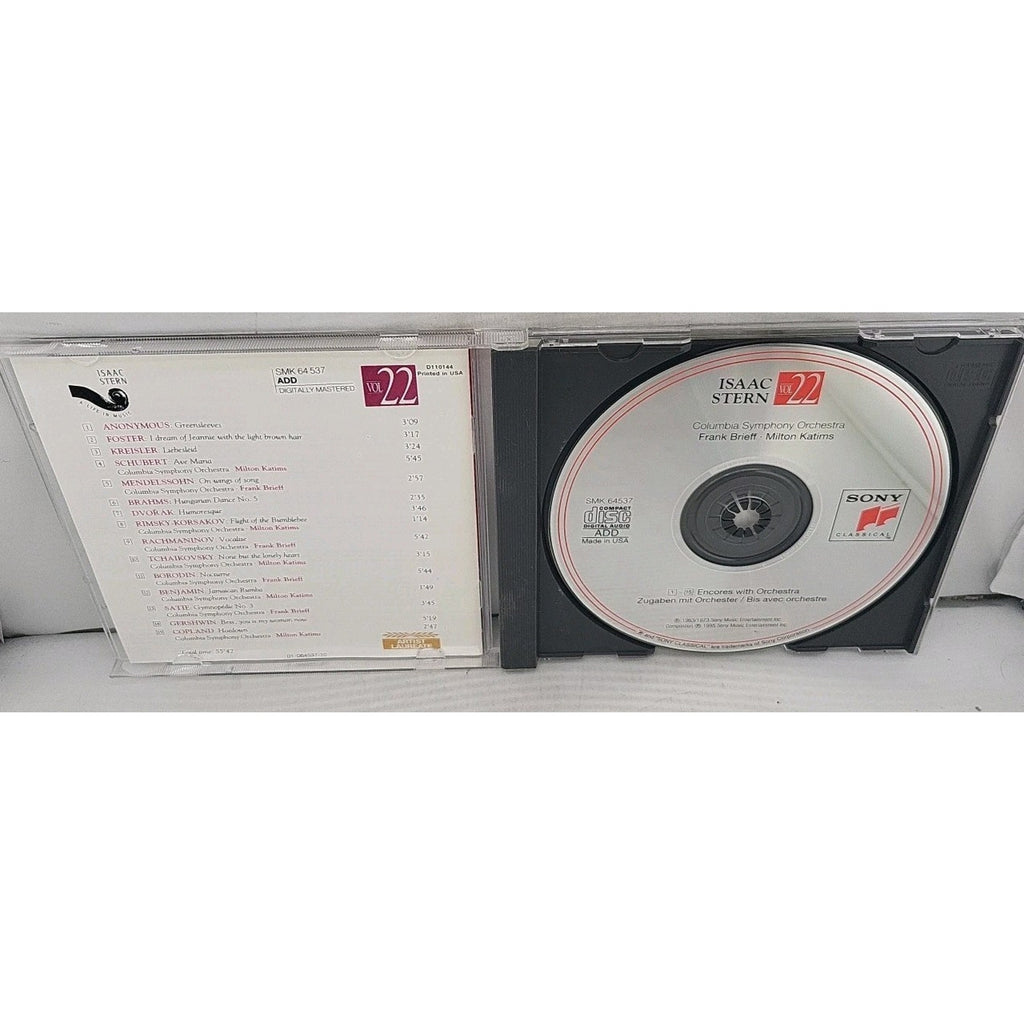 Isaac Stern Presents Encores with Orchestra CD Sony Classical