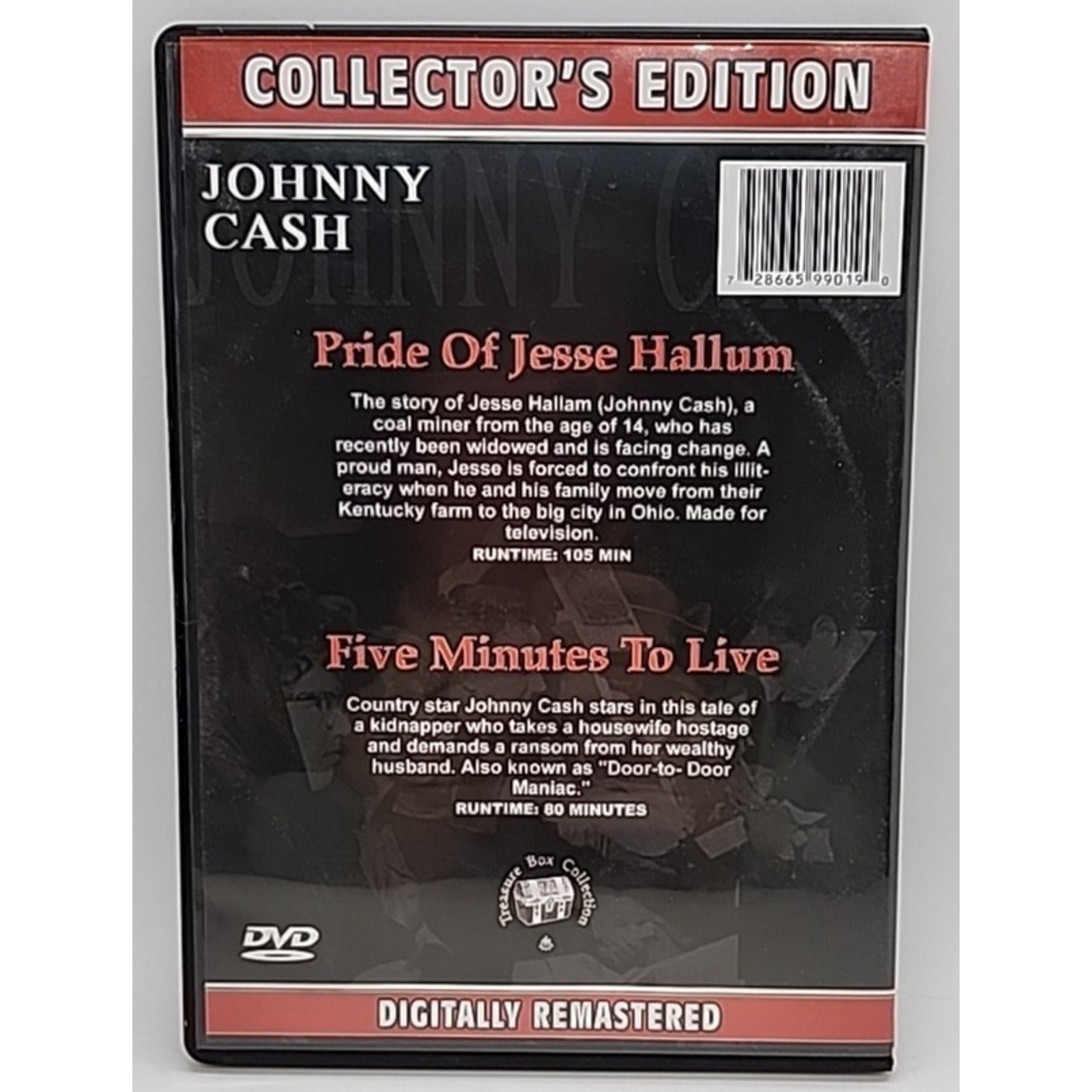 Johnny Cash - Collector's Edition Pride of Jesse Hallum Five Minutes to Live DVD