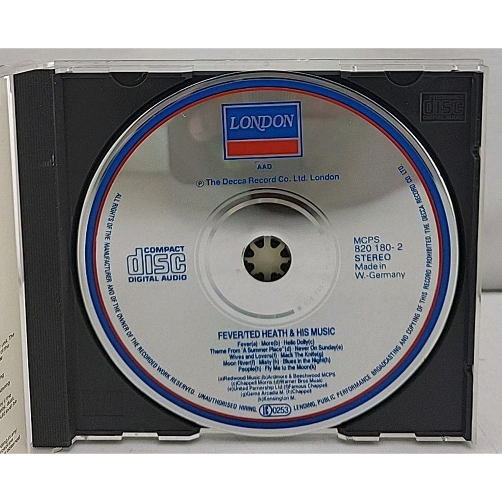 Fever by Ted Heath (CD, Mar-1987, Verve)