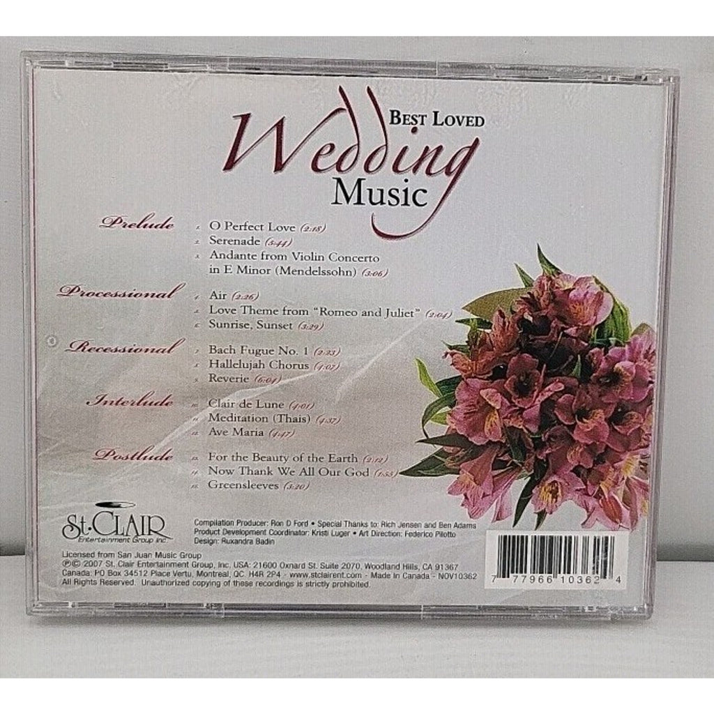 Best Loved Wedding Music Various Artists CD