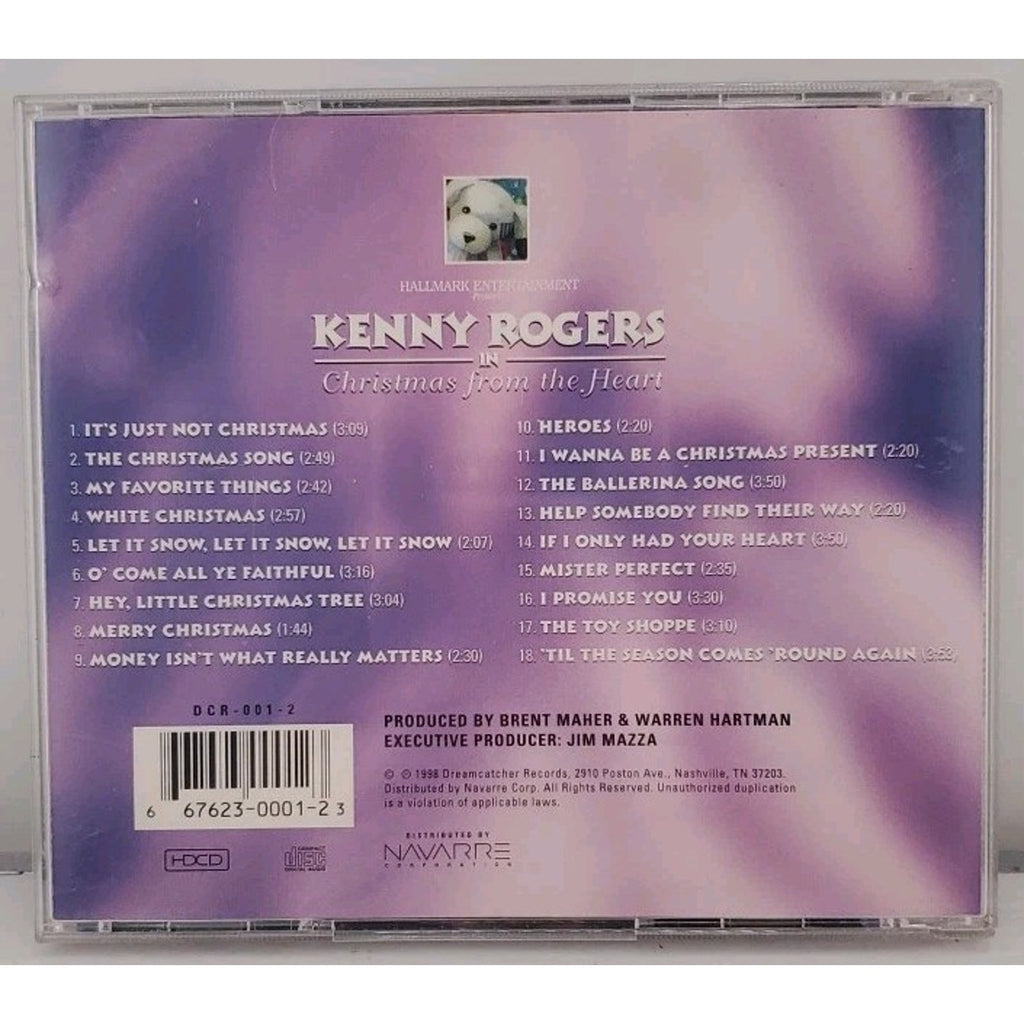 Christmas from the Heart by Kenny Rogers (CD, 1998)