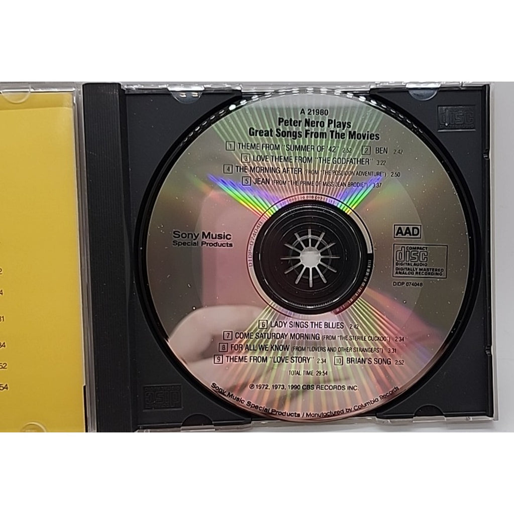 Plays Great Songs from the Movies by Peter Nero (CD, Dec-1995, Sony Music)