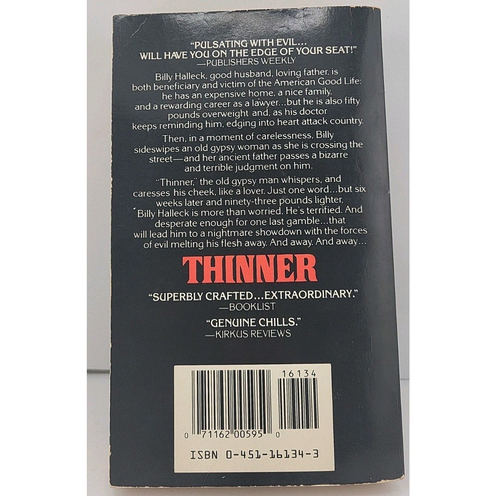 Thiner By Stephen King (Paperback)