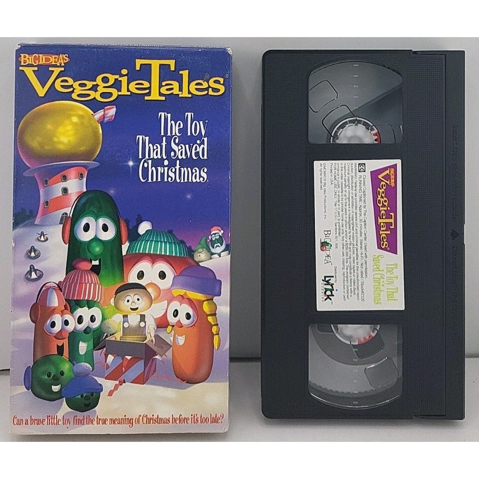 VeggieTales - The Toy That Saved Christmas (VHS, 1998)