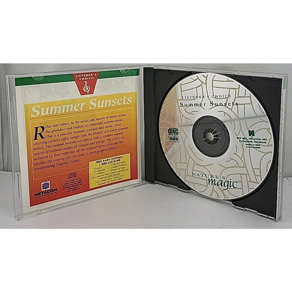 Summer Sunsets - Listener's Choice - Blend of Music & Sounds of Nature - CD