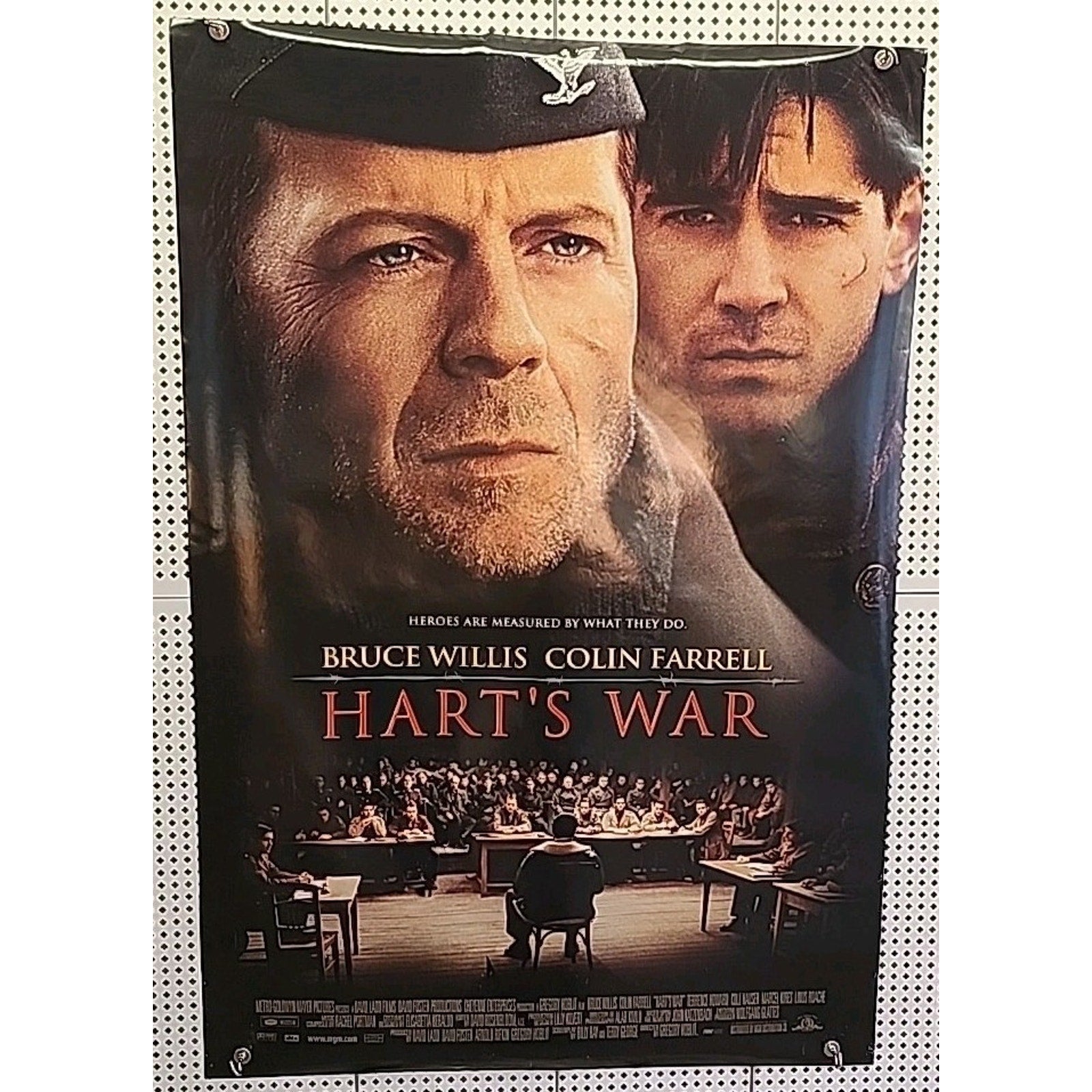 Hart's War (2002) Movie Poster Double-Sided 27x40 Bruce Willis
