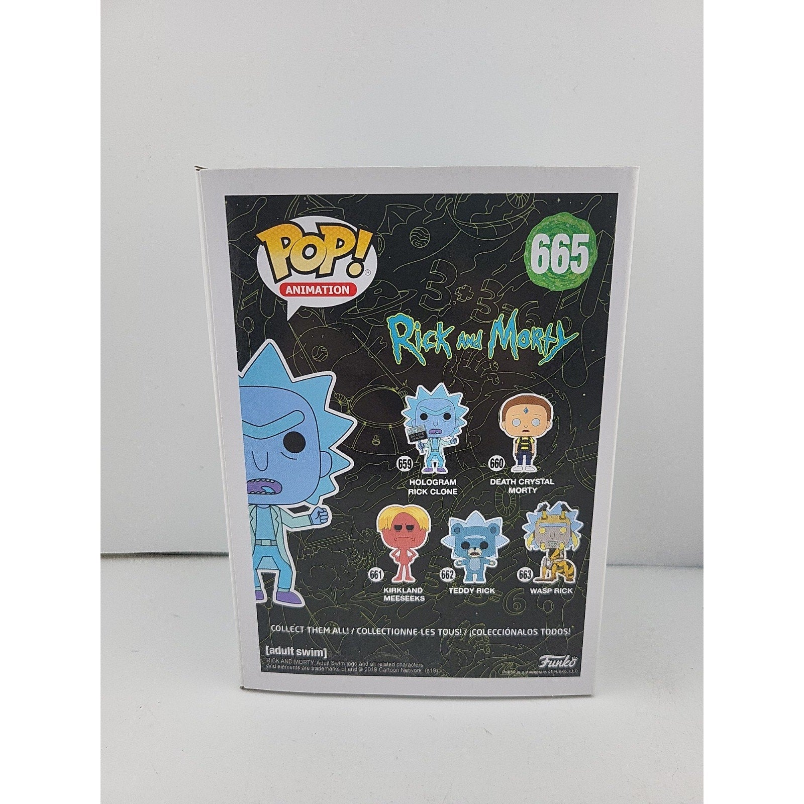 Funko Pop! Vinyl: Rick and Morty - Hologram Rick Clone (Glows in the Dark) -...