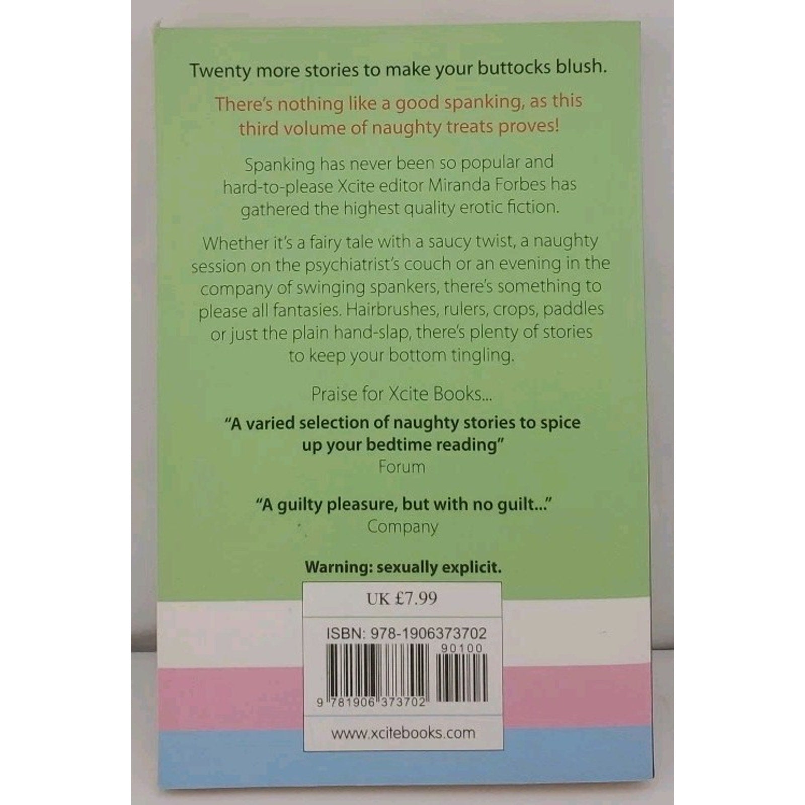 Naughty Spanking 3 - Twenty Erotic Stories by Miranda Forbes