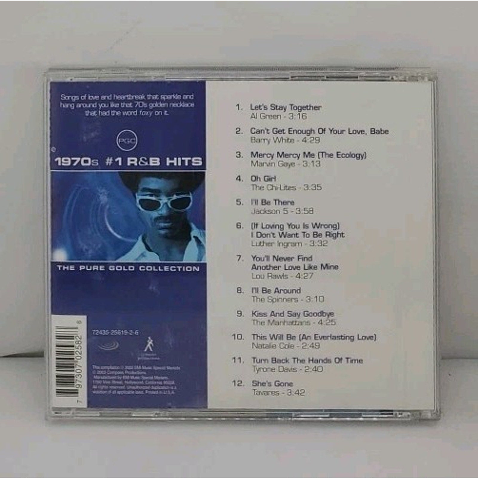 1970's #1 R&B Hits CD Compass Productions USA 2003