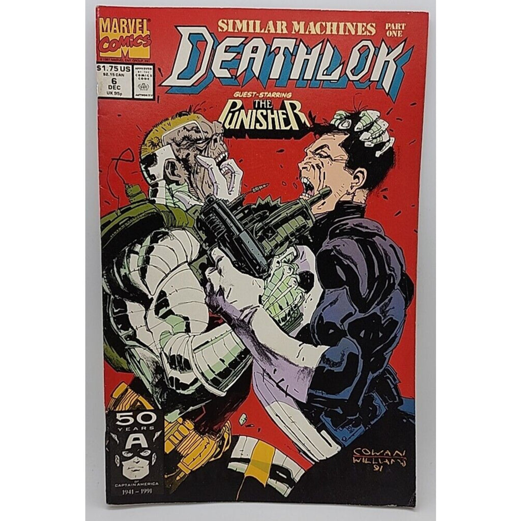 Deathlok #6 + The Punisher (1991) Marvel Comics
