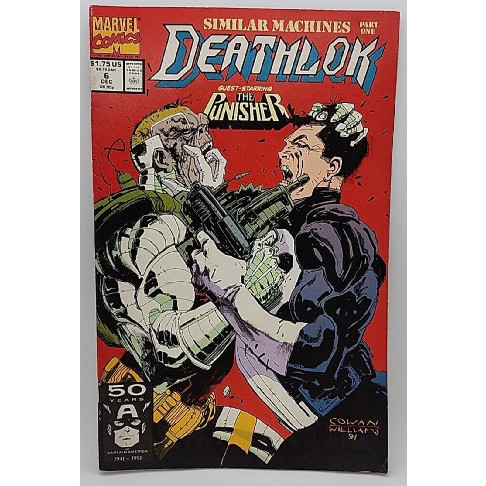 Deathlok #6 + The Punisher (1991) Marvel Comics